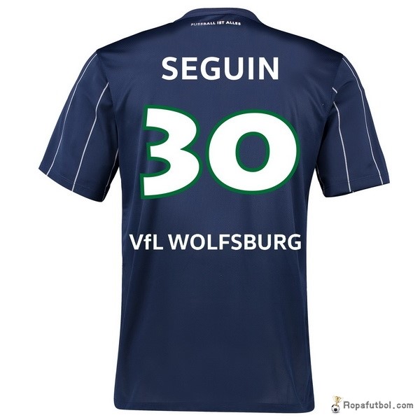 Camiseta VfL Wolfsburgo Replica Tercera Ropa Seguin 2016/17 Azul